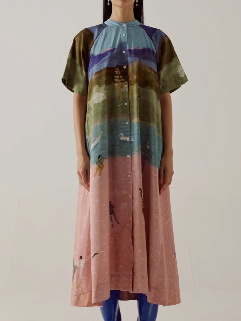 Cord studio dress small NWT